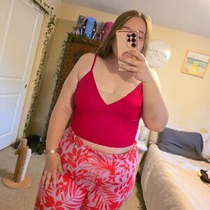 NWT Fashion Nova Size 2X Red Tank Cami